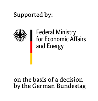 Funding logo of the German Federal Ministry for Economic Affairs and Energy (BMWE) supporting the Code2X SAS migration tool.